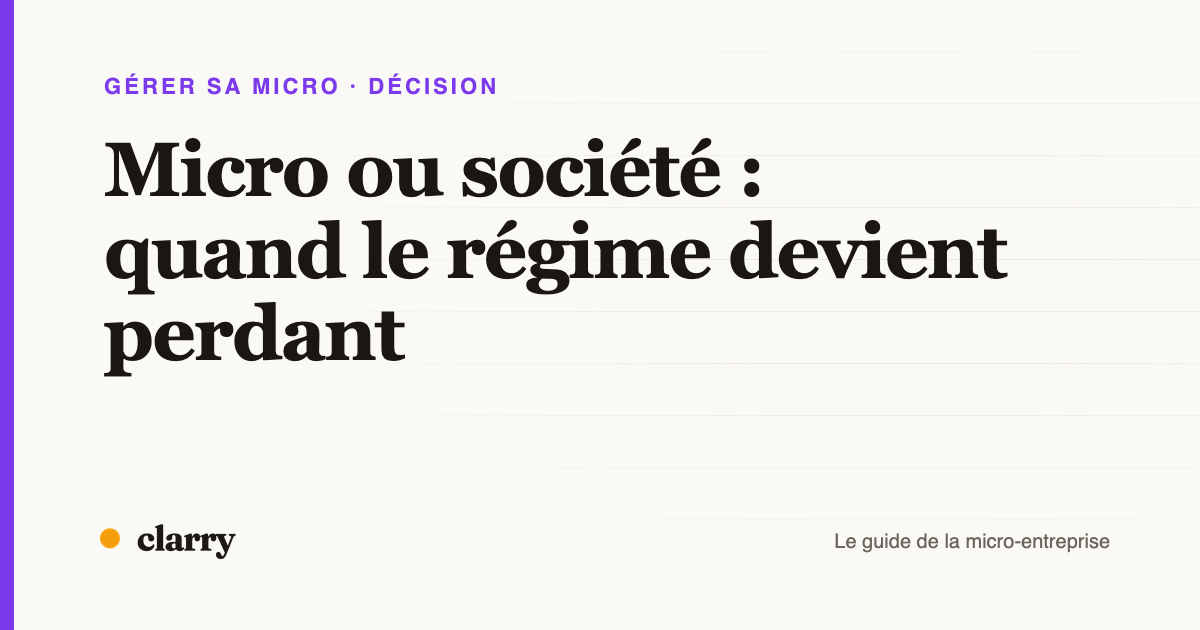 Couverture de l'article : micro ou société, quand le régime devient perdant