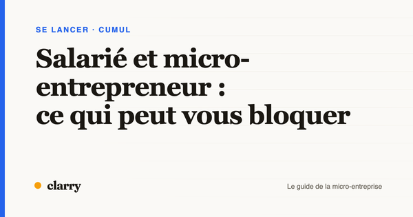 Couverture de l'article : salarié et micro-entrepreneur, ce qui peut vous bloquer