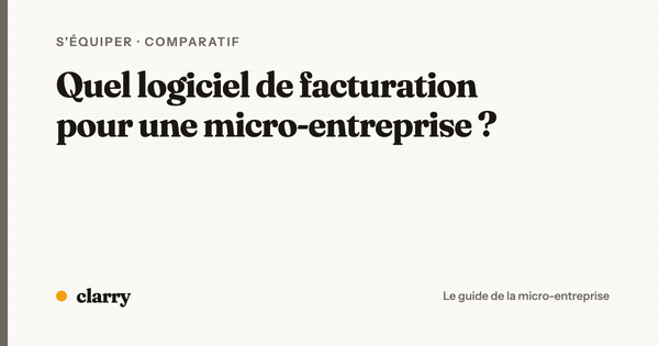Comparatif des logiciels de facturation pour la micro-entreprise en 2026