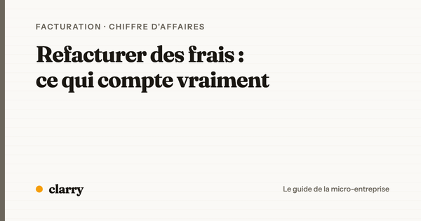 Refacturer des frais à un client : ce qui compte dans le chiffre d'affaires