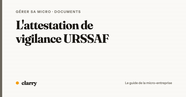 Obtenir et vérifier une attestation de vigilance URSSAF en micro-entreprise