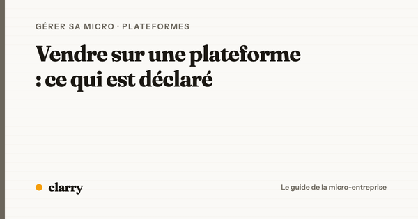 Ce que les plateformes de vente déclarent au fisc et ce qu'il faut déclarer